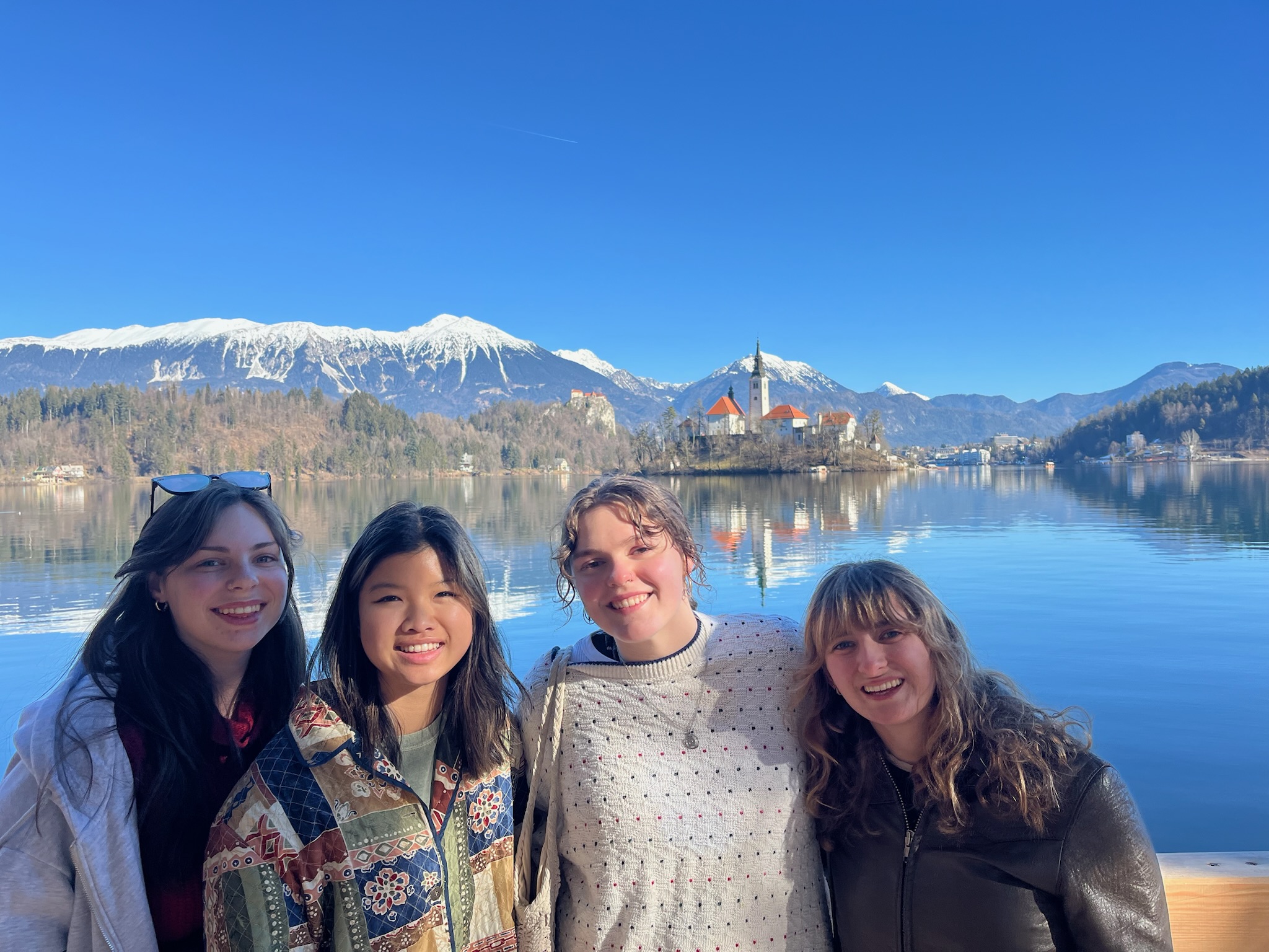 lake bled group photo