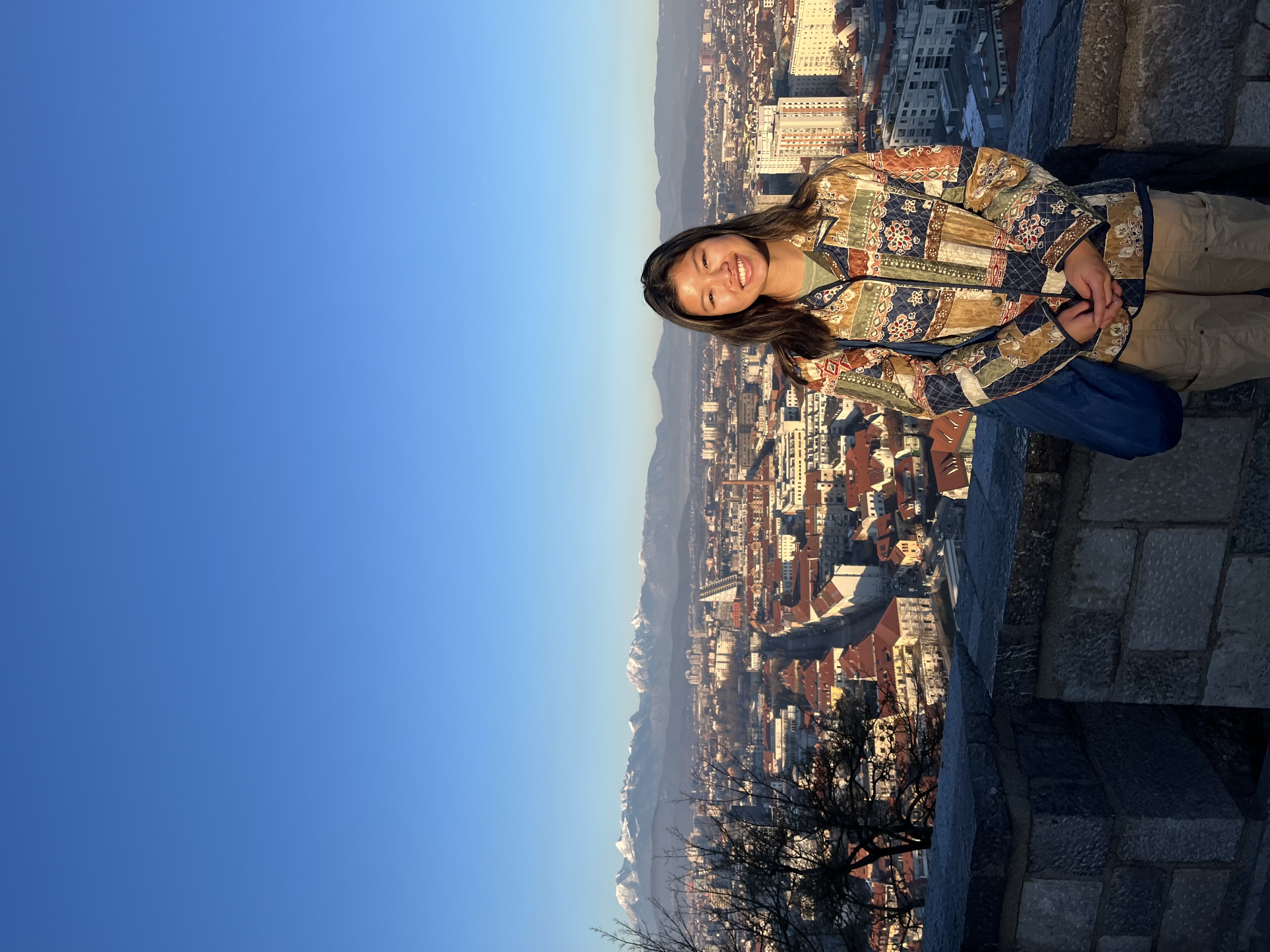 me at the top of Ljubljana